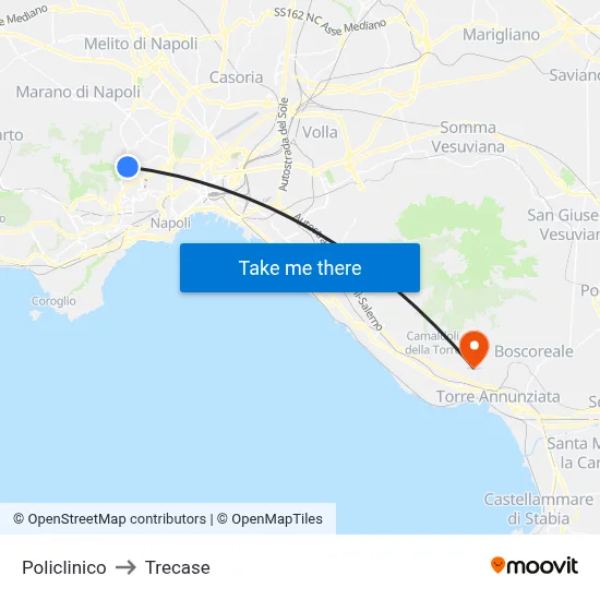 Polyclinic to Trecase map