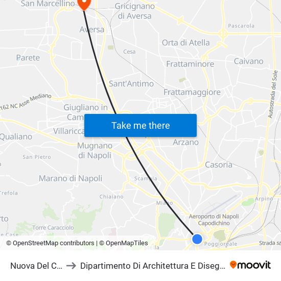 Nuova Del Campo to Dipartimento Di Architettura E Disegno Industriale map