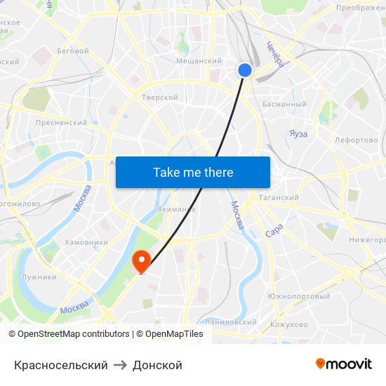 Красносельский to Донской map