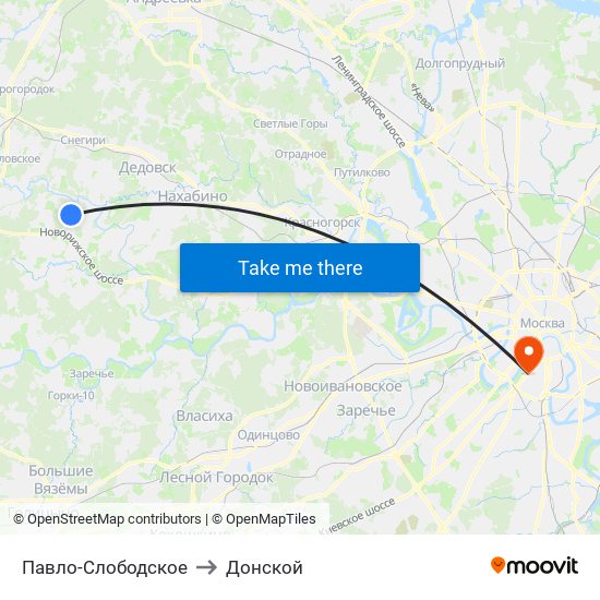 Павло-Слободское to Донской map