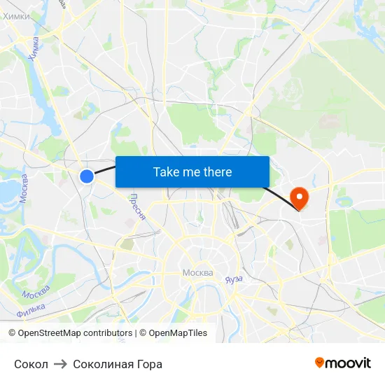 Сокол to Соколиная Гора map
