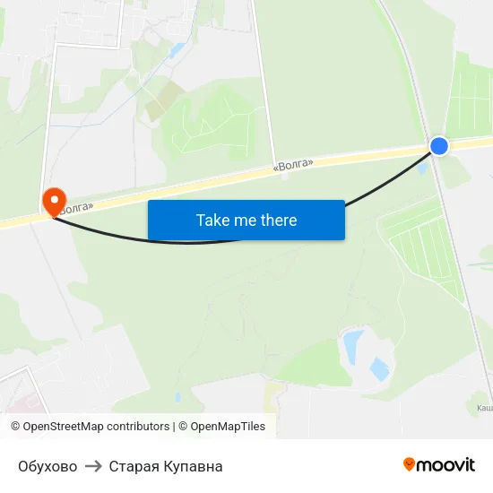 Обухово to Старая Купавна map