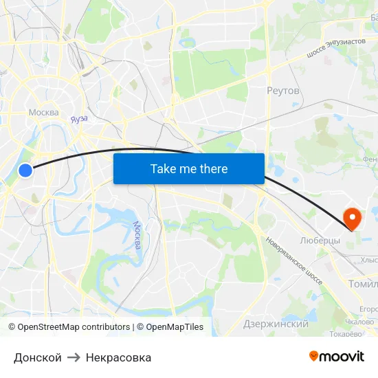 Донской to Некрасовка map