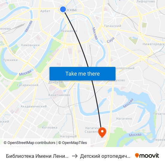 Библиотека Имени Ленина (Biblioteka Imeni Lenina) to Детский ортопедический санаторий № 56 map