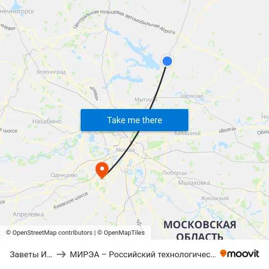 Заветы Ильича to МИРЭА – Российский технологический университет map