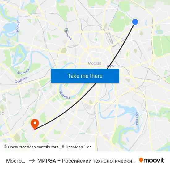 Мосгорсуд to МИРЭА – Российский технологический университет map