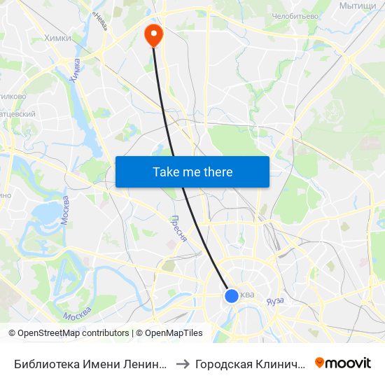 Библиотека Имени Ленина (Biblioteka Imeni Lenina) to Городская Клиническая больница 81 map