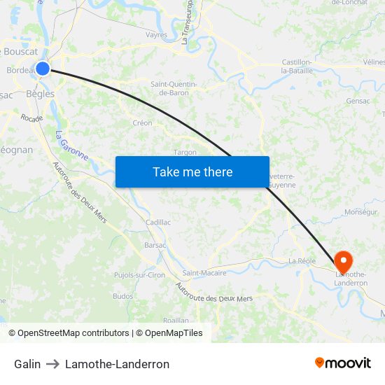 Galin to Lamothe-Landerron map