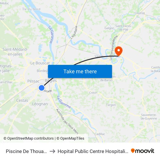 Piscine De Thouars to Hopital Public Centre Hospitalier map