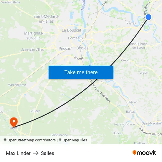 Max Linder to Salles map