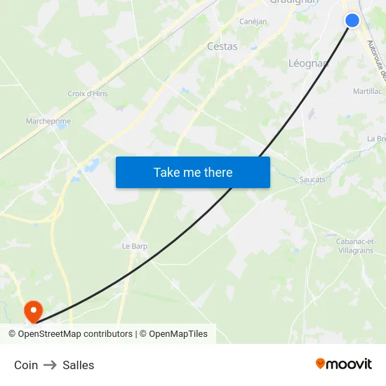 Coin to Salles map