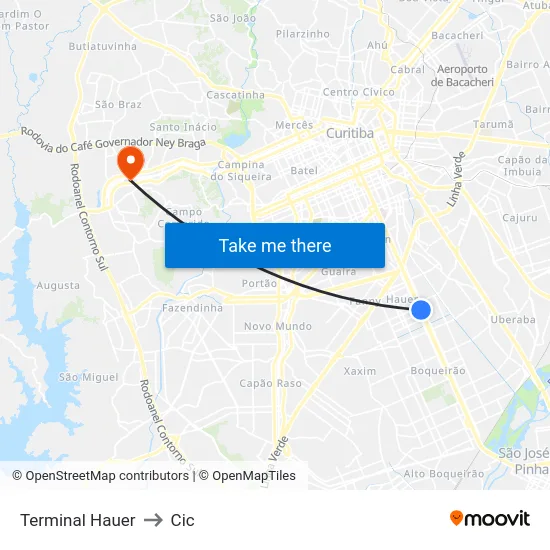Terminal Hauer to Cic map