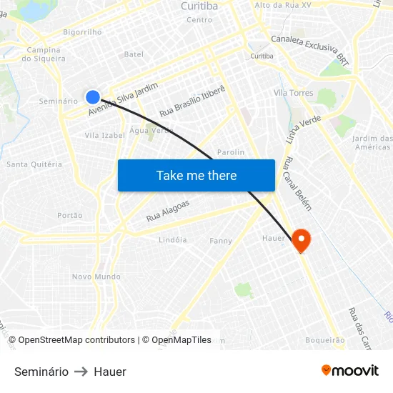 Seminário to Hauer map