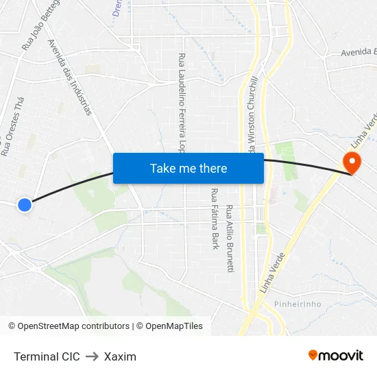 Terminal CIC to Xaxim map