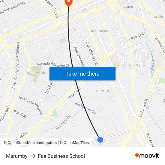 Marumby to Fae Business School map