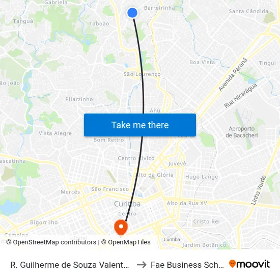 R. Guilherme de Souza Valente, 76 to Fae Business School map