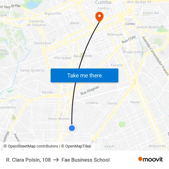 R. Clara Polsin, 108 to Fae Business School map