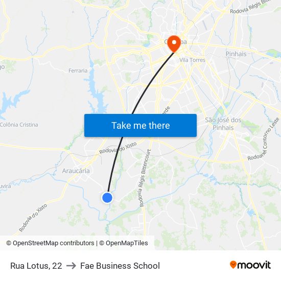 Rua Lotus, 22 to Fae Business School map