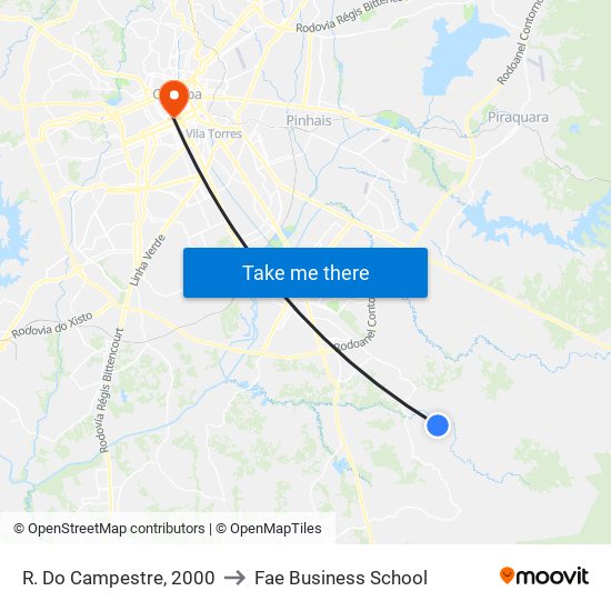 R. Do Campestre, 2000 to Fae Business School map