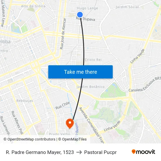 R. Padre Germano Mayer, 1523 to Pastoral Pucpr map