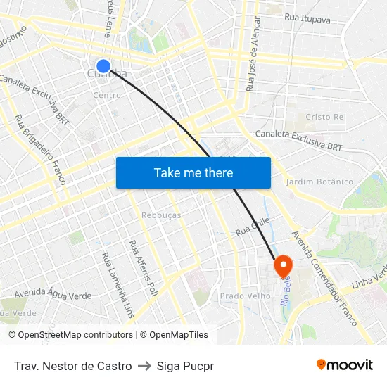 Trav. Nestor de Castro to Siga Pucpr map