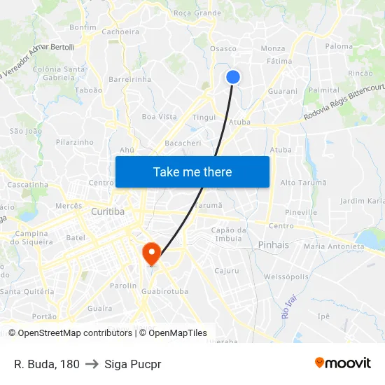 R. Buda, 180 to Siga Pucpr map