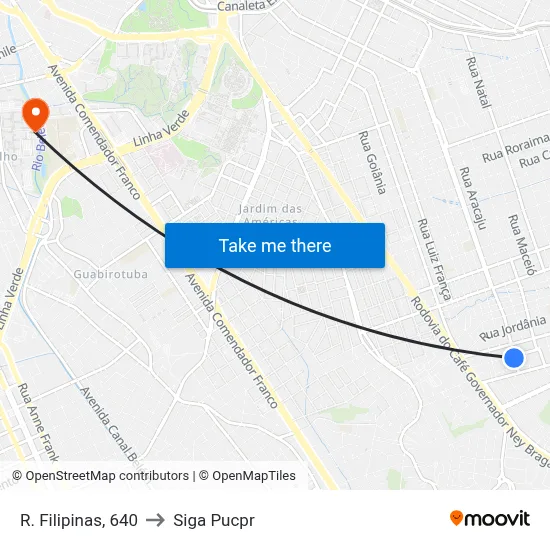 R. Filipinas, 640 to Siga Pucpr map
