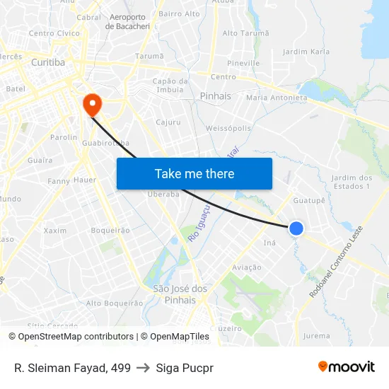 R. Sleiman Fayad, 499 to Siga Pucpr map