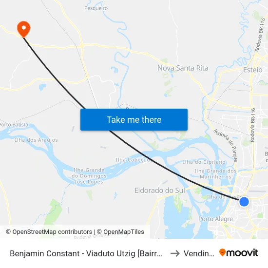 Benjamin Constant - Viaduto Utzig [Bairro - Bc] to Vendinha map