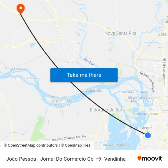 João Pessoa - Jornal Do Comércio Cb to Vendinha map