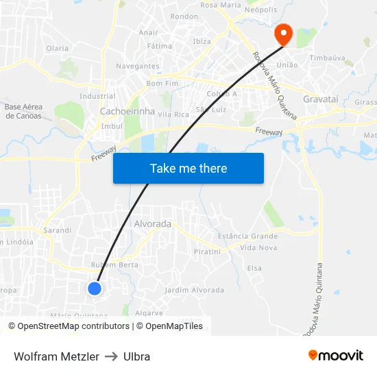 Wolfram Metzler to Ulbra map