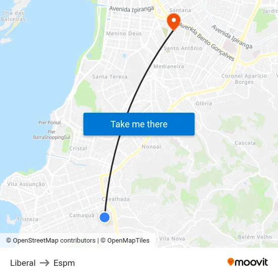 Liberal to Espm map