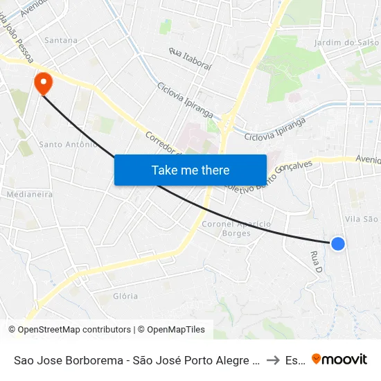 Sao Jose Borborema - São José Porto Alegre - Rs 91520-030 Brasil to Espm map
