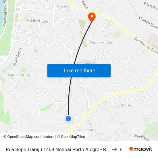 Rua Sepé Tiarajú 1409 Nonoai Porto Alegre - Rio Grande Do Sul 90870-227 Brasil to Espm map