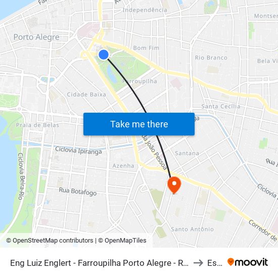 Eng Luiz Englert - Farroupilha Porto Alegre - Rs 90040-040 Brasil to Espm map