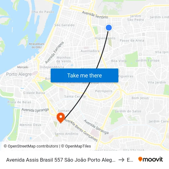 Avenida Assis Brasil 557 São João Porto Alegre - Rs 90550-130 Brasil to Espm map