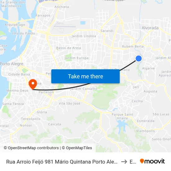 Rua Arroio Feijó 981 Mário Quintana Porto Alegre - Rio Grande Do Sul 91250 Brasil to Espm map