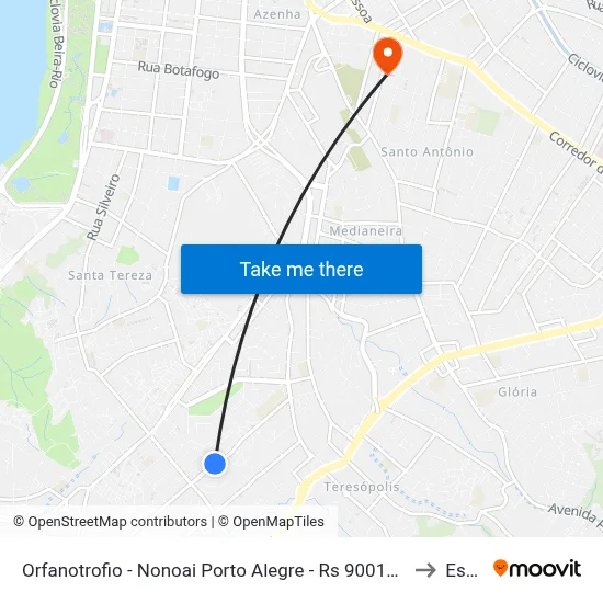 Orfanotrofio - Nonoai Porto Alegre - Rs 90010-350 Brasil to Espm map
