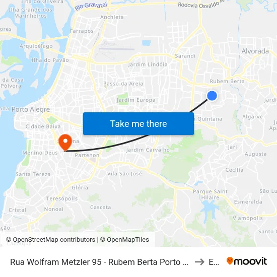 Rua Wolfram Metzler 95 - Rubem Berta Porto Alegre - Rs 91250-320 Brasil to Espm map