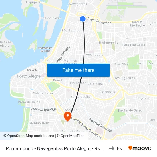 Pernambuco - Navegantes Porto Alegre - Rs 90240-001 Brasil to Espm map