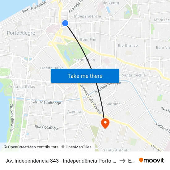 Av. Independência 343 - Independência Porto Alegre - Rs 90035-072 Brasil to Espm map