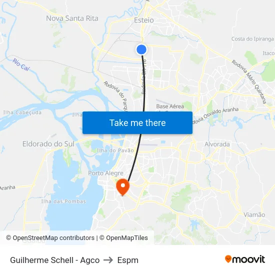 Guilherme Schell - Agco to Espm map
