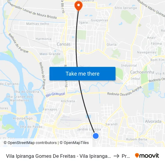 Vila Ipiranga Gomes De Freitas - Vila Ipiranga Porto Alegre - Rs 91010-004 Brasil to Prédio 1 map