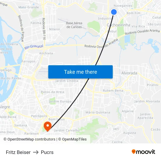 Fritz Beiser to Pucrs map