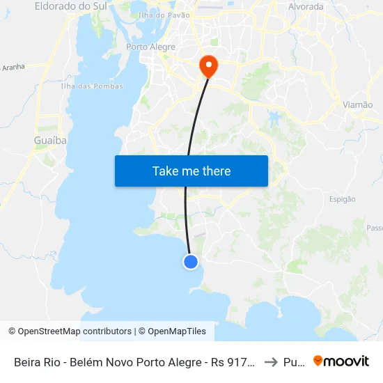 Beira Rio - Belém Novo Porto Alegre - Rs 91780-010 Brasil to Pucrs map