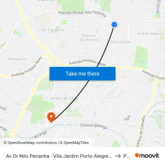 Av Dr Nilo Pecanha - Vila Jardim Porto Alegre - Rs 90470-001 Brasil to Pucrs map