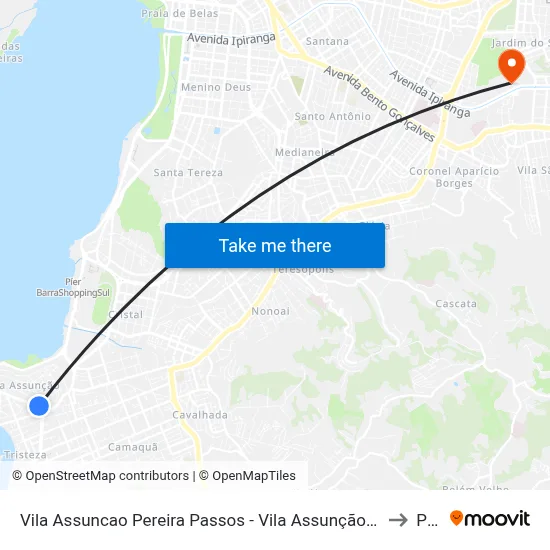 Vila Assuncao Pereira Passos - Vila Assunção Porto Alegre - Rs 91900-030 Brasil to Pucrs map