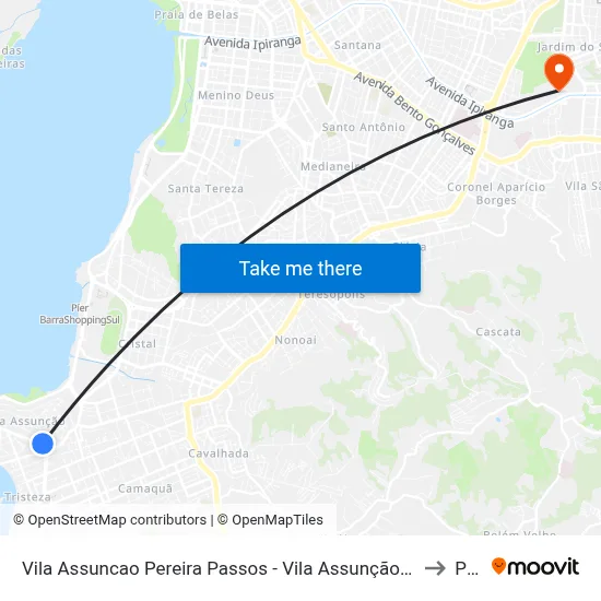 Vila Assuncao Pereira Passos - Vila Assunção Porto Alegre - Rs 91900-030 Brasil to Pucrs map
