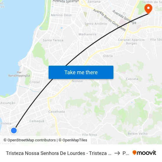 Tristeza Nossa Senhora De Lourdes - Tristeza Porto Alegre - Rs 91920-150 Brasil to Pucrs map