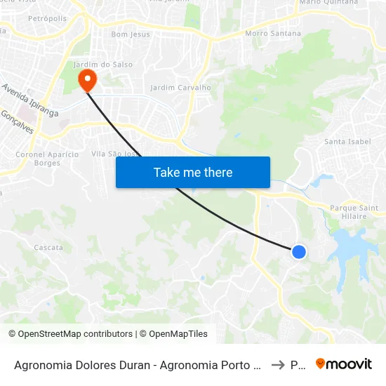 Agronomia Dolores Duran - Agronomia Porto Alegre - Rs 91540-220 Brasil to Pucrs map